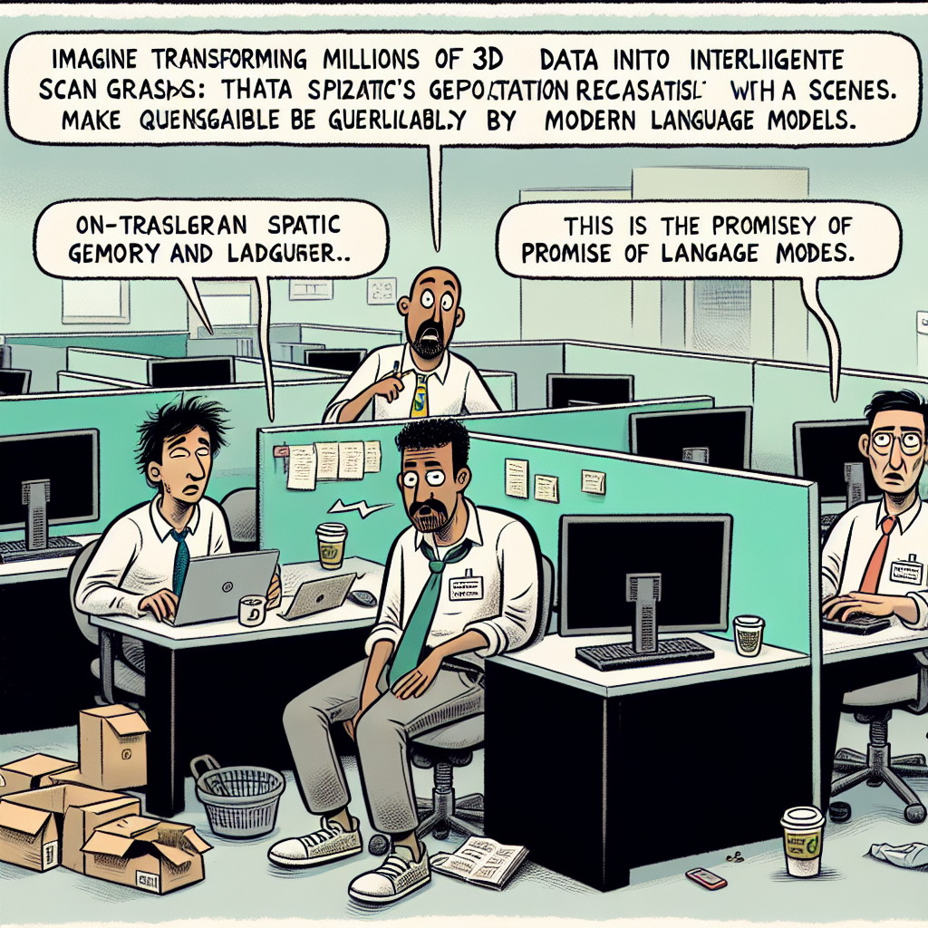 Transforming Static 3D Data into Intelligent Scene Graphs: Bridging Geometry and Language Models